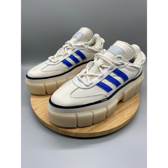 Adidas Shoes Ivy Parks Beyonce Super Platform White Blue GZ3890 Womens Size 10 - Picture 7 of 13